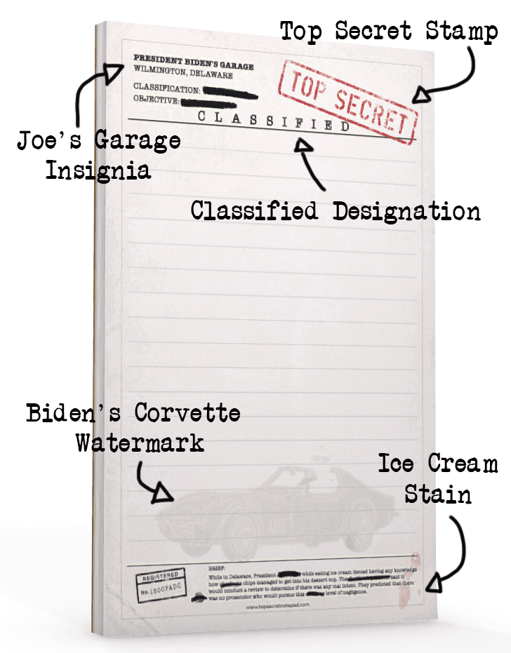 Joe's Top Secret Docs Notepad